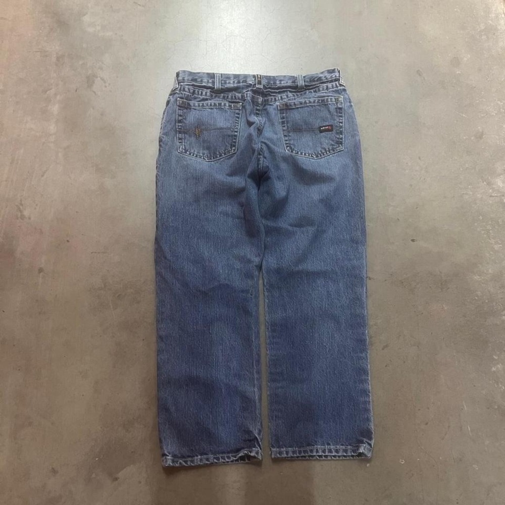 Ariat fr m3 loose straight mens blue‎ jeans workwear thick stitch 38